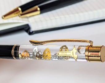 Engineer Pen, Mechanic Stationery, Float Pen, Wrench, Plumber Gift, Student Pen, Handy Man, Gift For Dad, For Him, For Grandad, Student