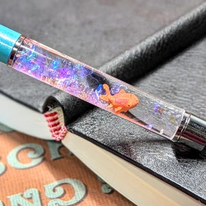 Aquatic Float Pen, Fish Pen, Tropical Fish, Nautical Gift, Float Pen, Diary Pen, Gift for Daughter, Mom Gift, Gift for Mum, Fisherman Gift