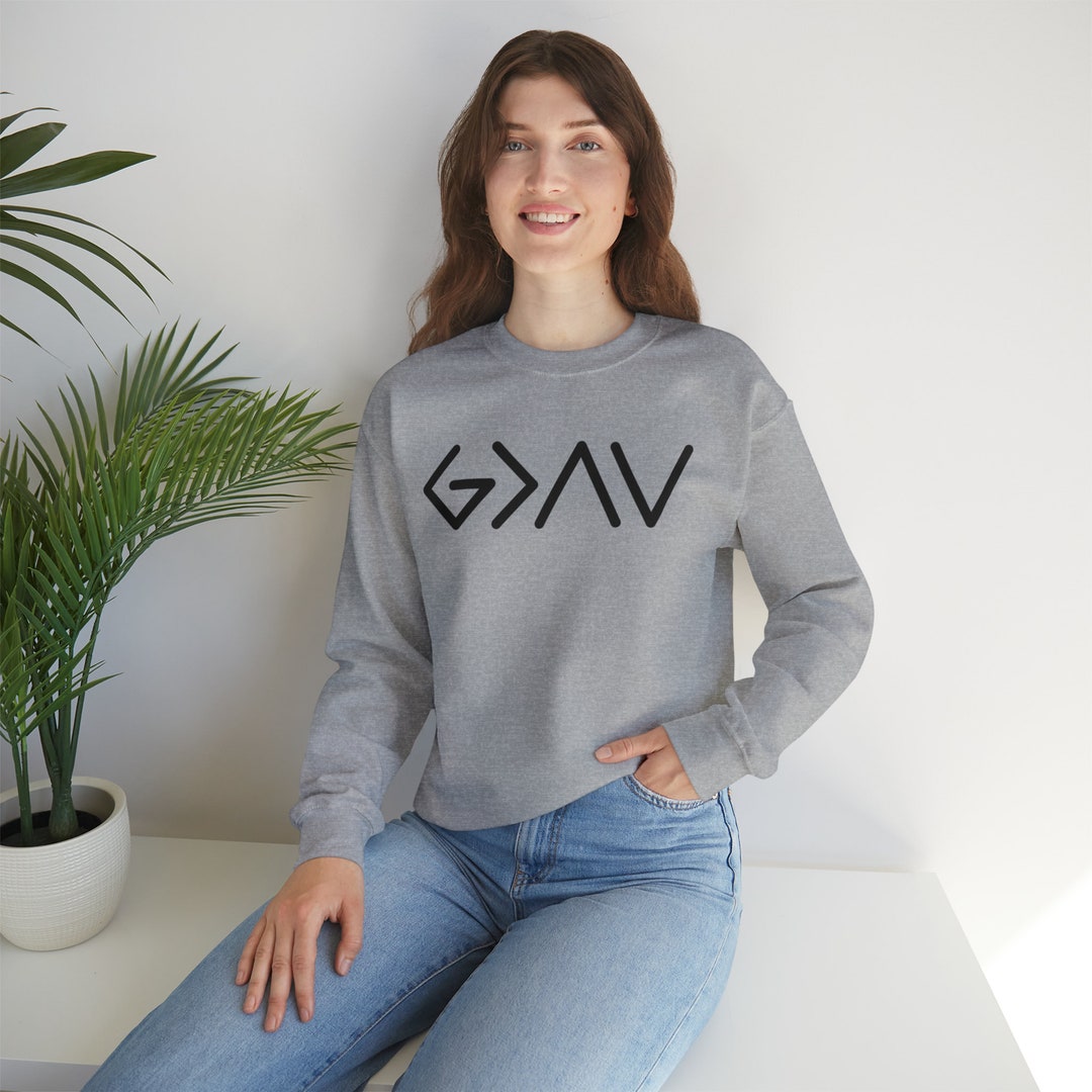 God Is Greater Than The Highs Or Lows - BASIC Fleece main image 1