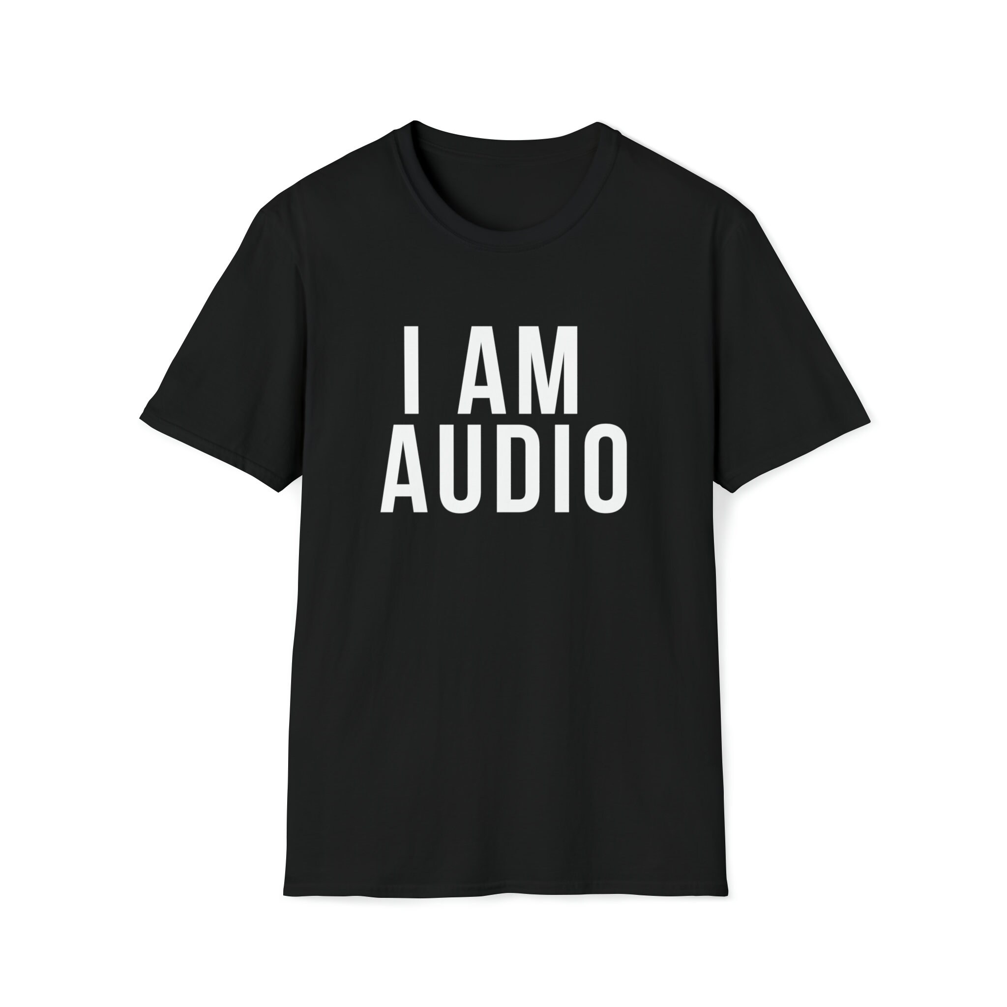 Funny 'I Am Lights, Don't Ask Me For Audio' V-Neck T-Shirt - Novelty Graphic Tee