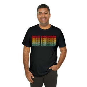 Camisa de ingeniero de audio - Camisas de chico de sonido y regalo de ingeniero de audio para diseñador de sonido e ingeniería de audio - Camisa de ingeniero de audio retro