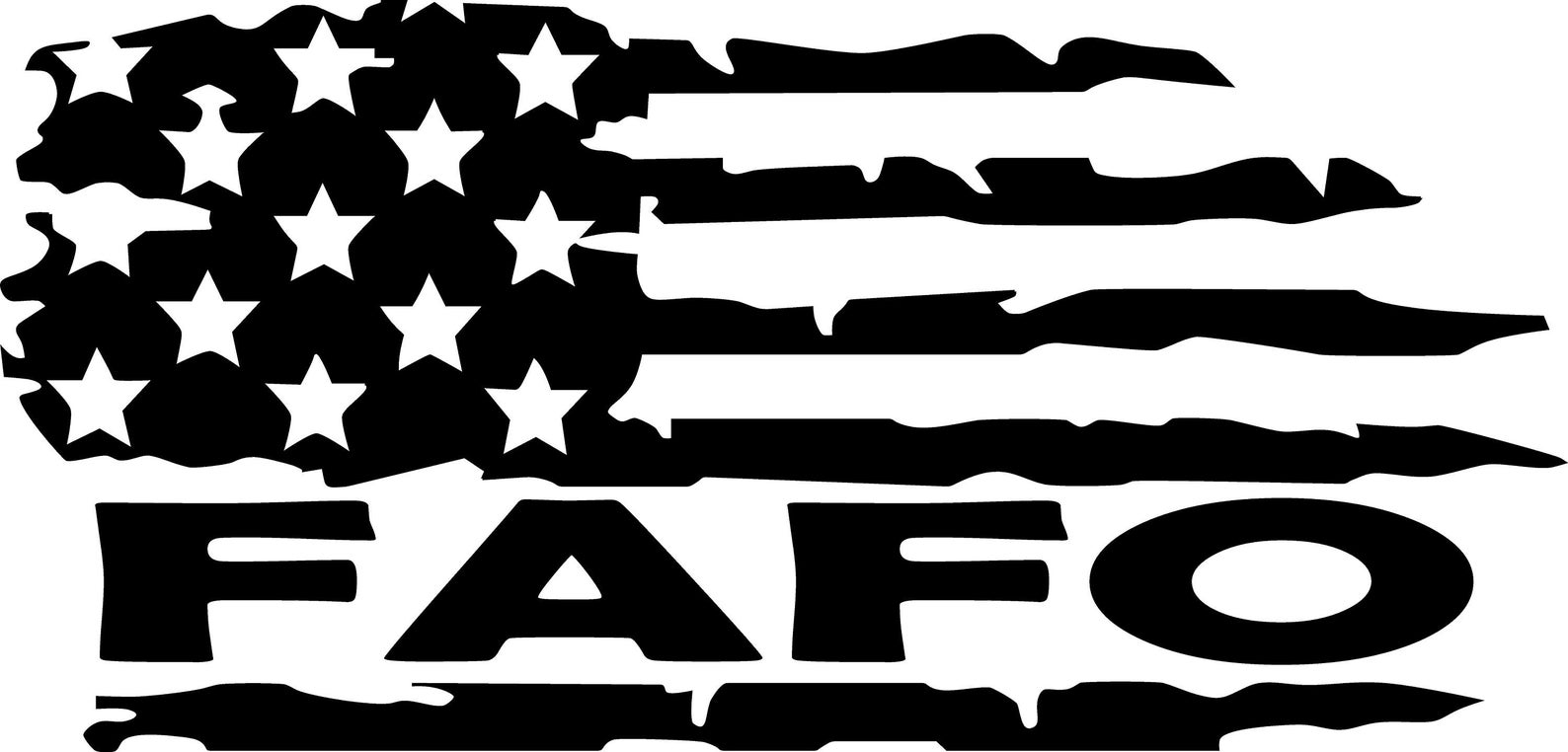 FAFO American Flag EPS Png, American Flag FAFO Eps, 2nd Amendment Eps