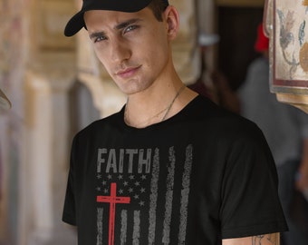 Glaube über Angst christliches Hemd, christliches Komfortfarben-Shirt, Jesus-Shirts, trendiges Shirt, Bibelvers-Shirt