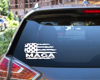 Maga Decal, Maga Sticker, Maga Republican, Patriotic Car Decal, Maga Car Decal, Trump Decals, Car Decal, Truck Decal