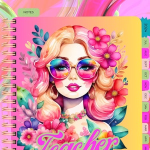 Teacher Barbie Digital Planner, Digital Planners, Teacher Planners, Goodnote Planner