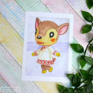 Fauna/Fatima Animal Crossing Postkarte