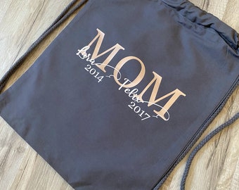 Personalized gym bag with desired text / desired name