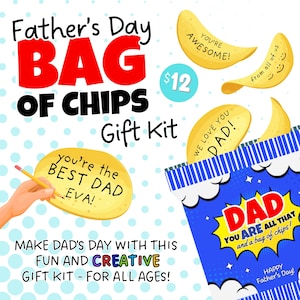 Fête des pères 2024, kit cadeau sac de chips, cadeau fête des pères, cadeau fête des pères, cadeau sac de chips