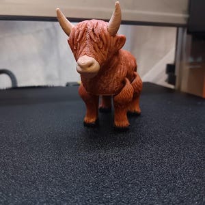 Highland Kühe 3D Gedruckt Schreibtisch Spielzeug