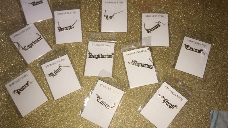 Zodiac Necklaces