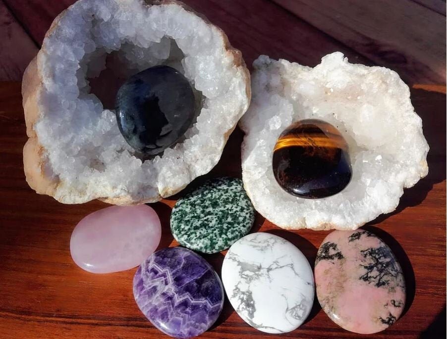 Lot de 7 Galets Naturels Polis