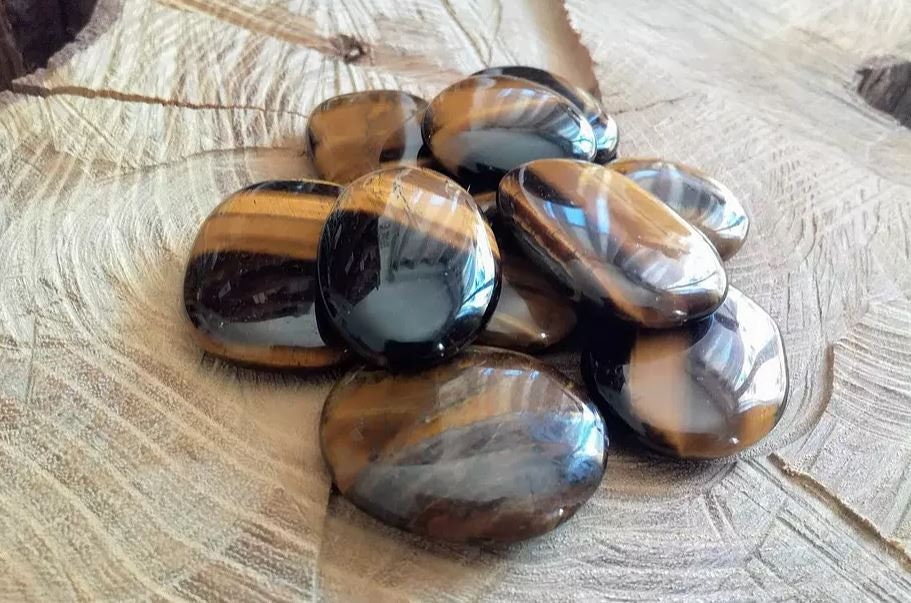 Galet Oeil de Tigre - 30 Grs