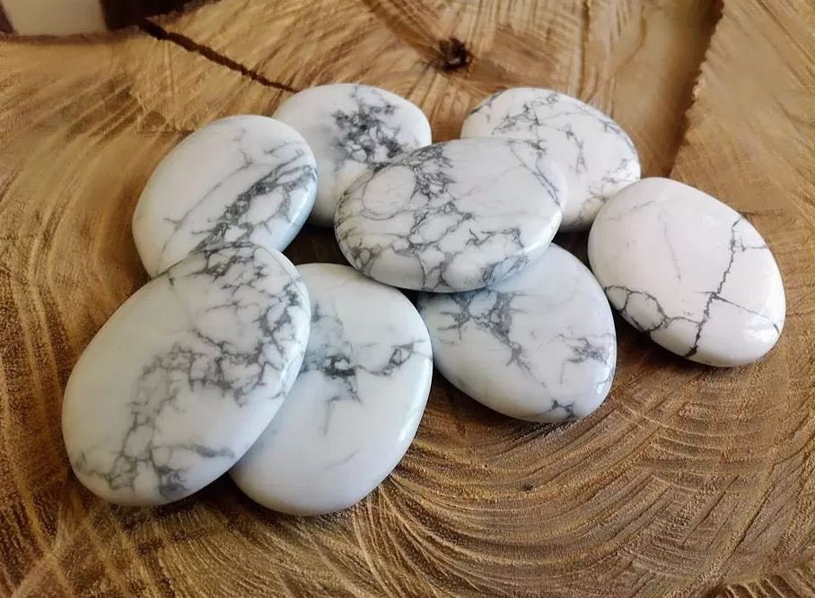 Galet Howlite - 30 Grs