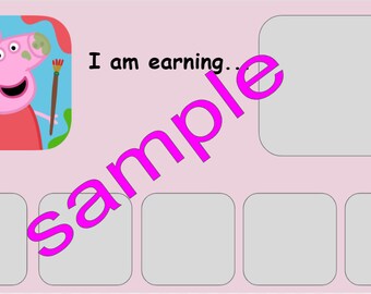 Tablero de Peppa Pig "Estoy ganando"