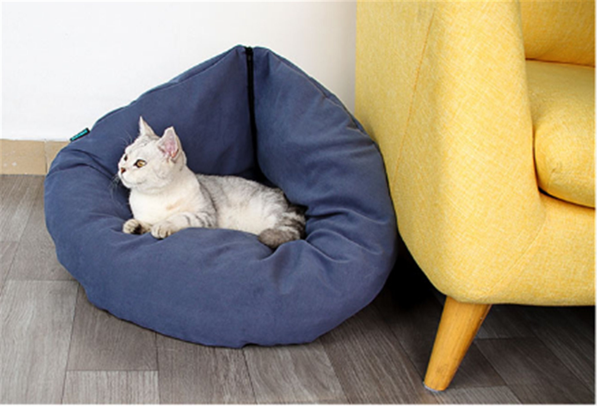 Klappbare weiche Plüsch Katze Hund Bett Marshmellow Donut Etsy