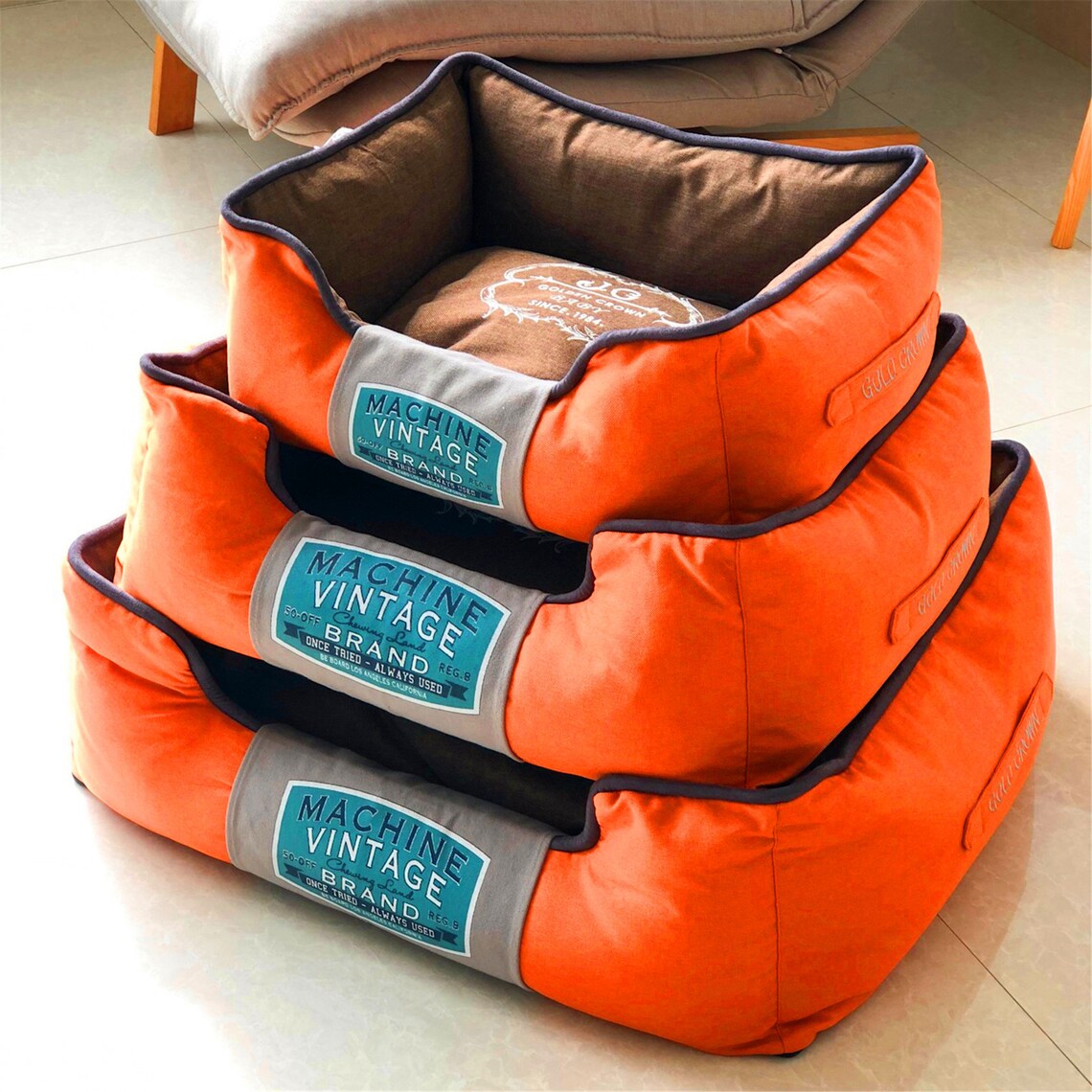 Best Tuft & Needle Dog Puppy Bed Couch House Okayseason Boho Etsy