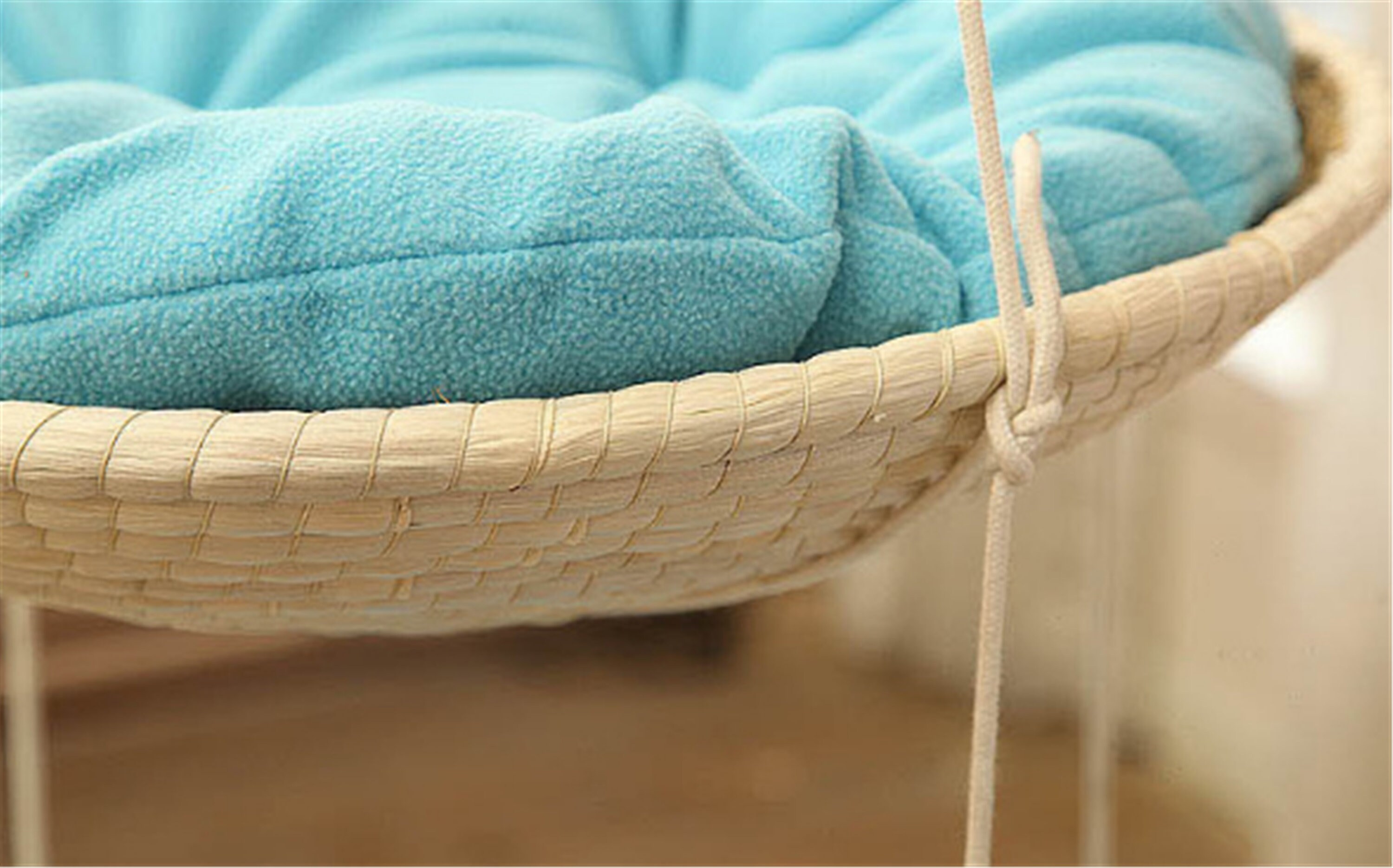 Wicker Rattan Cat Swing Bed Cat Supplies Hanging Basket Etsy