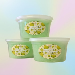 Happily Ever Apple - Green Apple Flavored Cotton Candy (1 oz container)