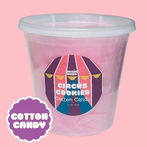 Circus Cookies - Animal Cookie Flavored Cotton Candy