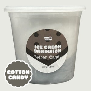 Ice Cream Sandwich - Cookies & Cream Flavored Cotton Candy