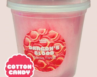 Dragon’s Blood - Hot Cinnamon Flavored Cotton Candy