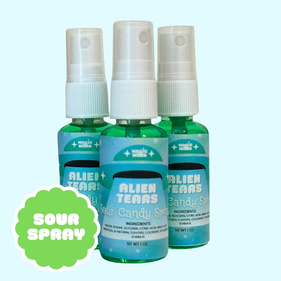 Alien Tears - Marshmallow Sour Spray Candy - Etsy