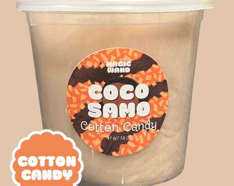 Coco Samo - Caramel Coconut Chocolate Cookies Flavored Cotton Candy