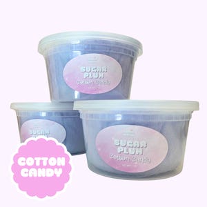 Sugar Plum Flavored Cotton Candy (1 oz container)