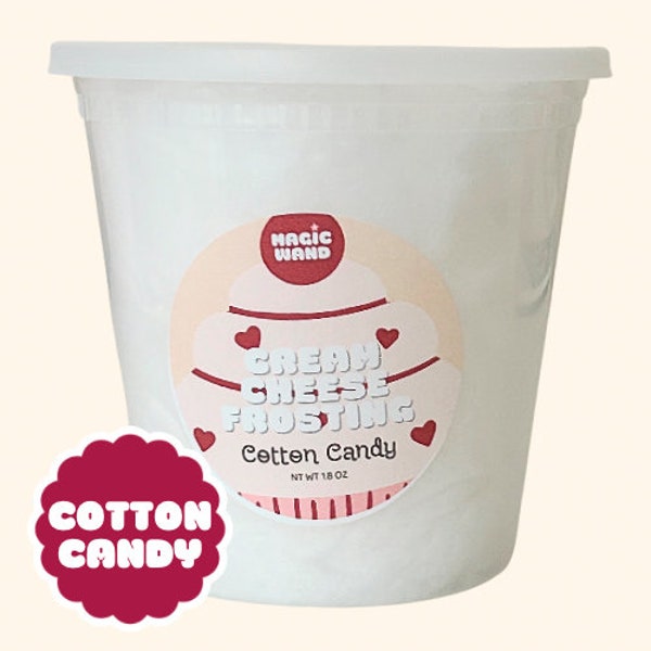 Cream Cheese Frosting - Cream Cheese Flavored Cotton Candy