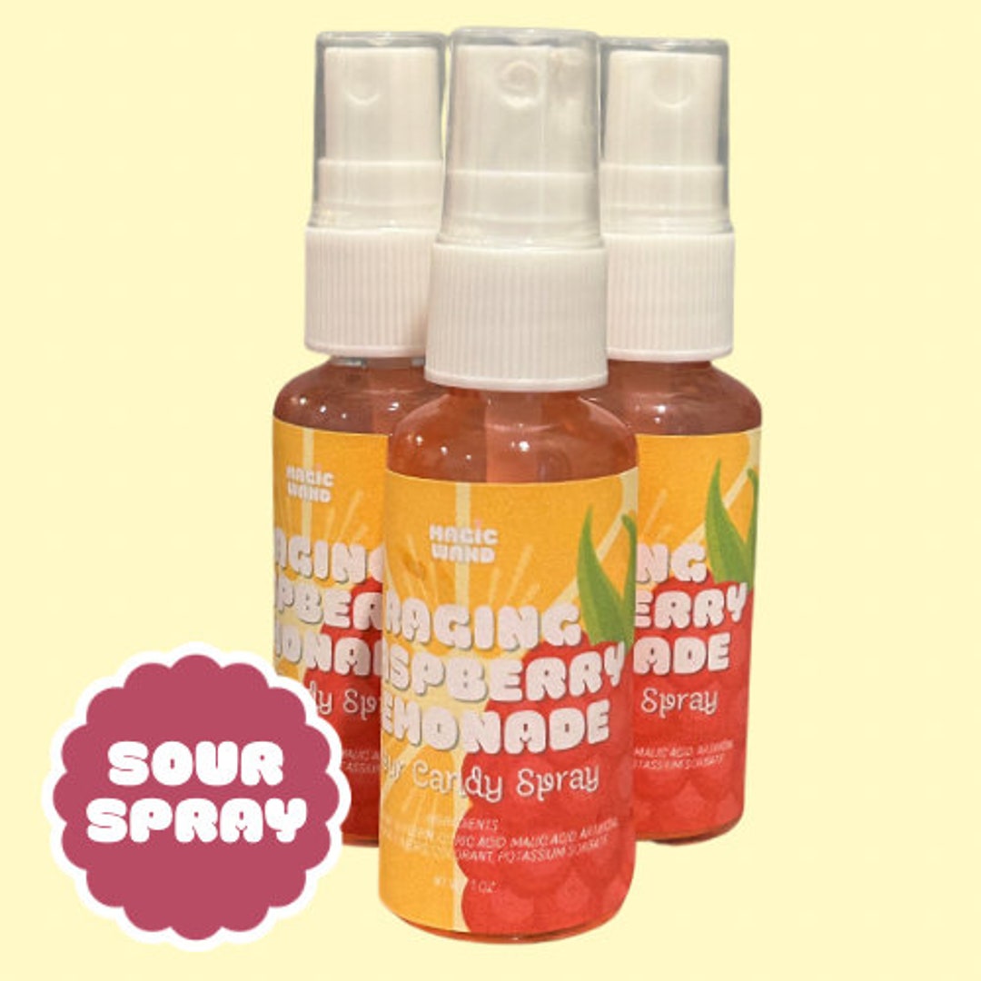 Raging Raspberry Lemonade - Raspberry Lemonade Sour Spray Candy - Etsy