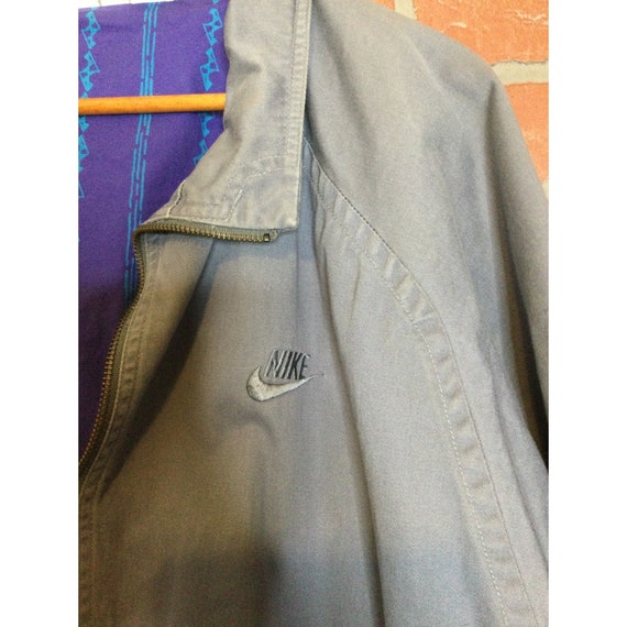 Vintage Nike Mens Jacket Gray Size XL Mid Weight … - image 2