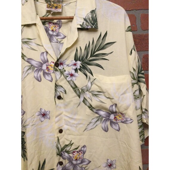 Vintage Winnie Fashion Hawaiian Shirt mens XL Flo… - image 3