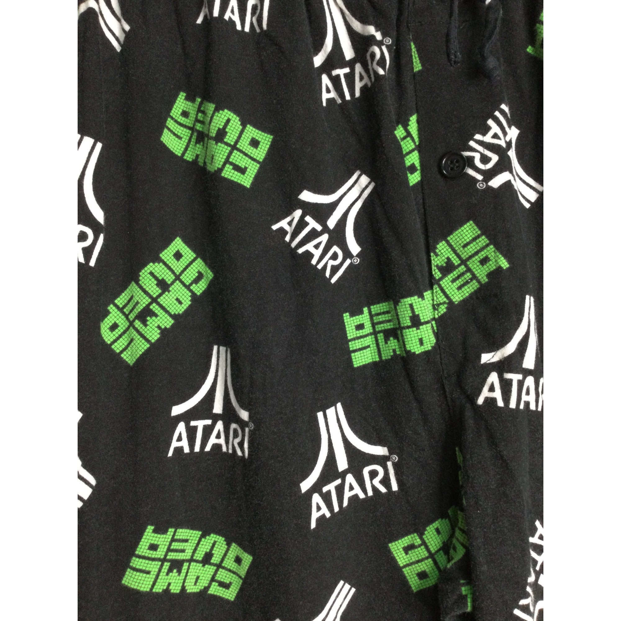 Vintage Atari Brand Mens Pajama Pants XL Lounge Game Over Logo Gamer Etsy UK