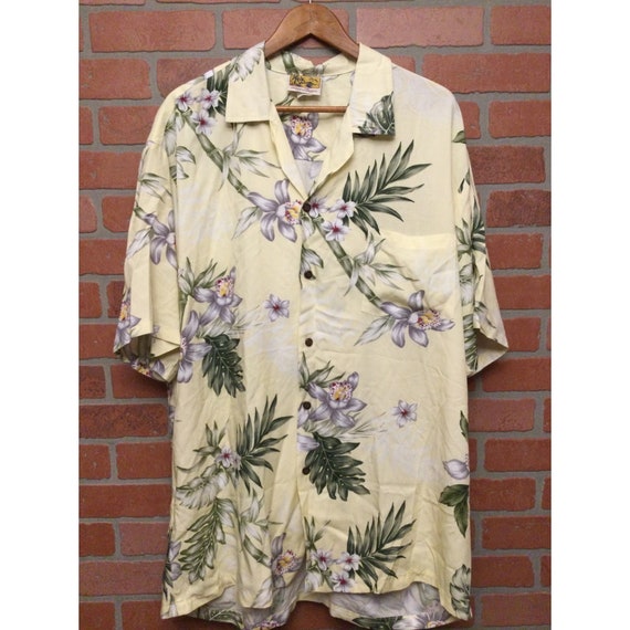 Vintage Winnie Fashion Hawaiian Shirt mens XL Flo… - image 1