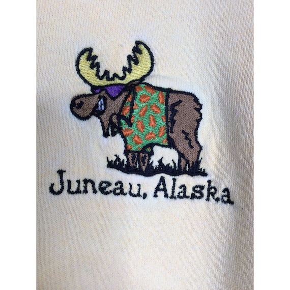 Vintage Lakeshirts Juneau Alaska 1/4 Zip Pullover… - image 3