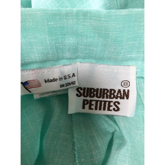 Vintage Suburban Petites Two Piece Suit Set Pants… - image 10