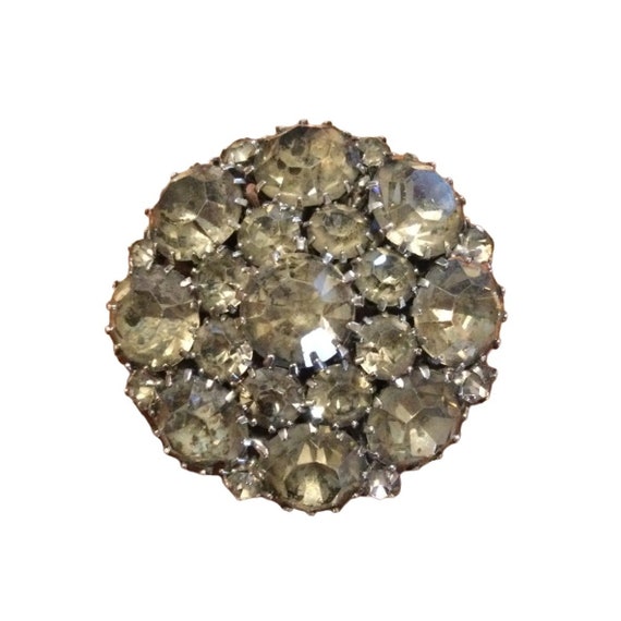 Magnifique Broche Vintage Pour Dame – Avec Pierres – Style Rétro élégant