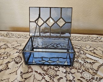 Jewelry Box: Stained Glass, Three Bevels, Home Decor