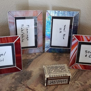 4"x6" Stained-Glass Picture Frames