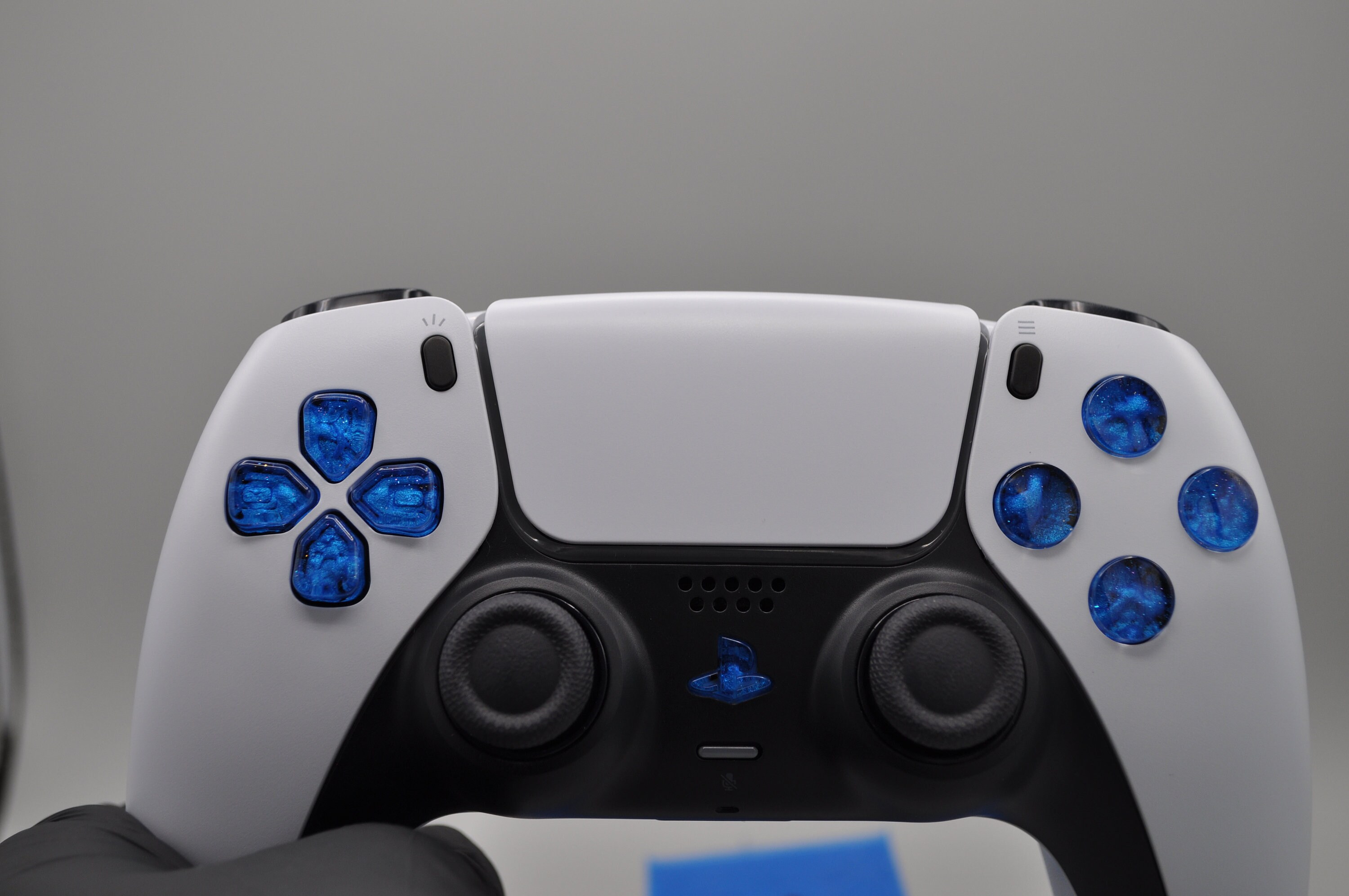 Playstation DualSense PS5 Full Controller w/ Blue Galaxy Etsy