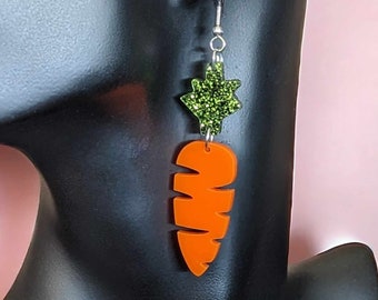 Boucles d'Oreilles Carottes Pétillantes