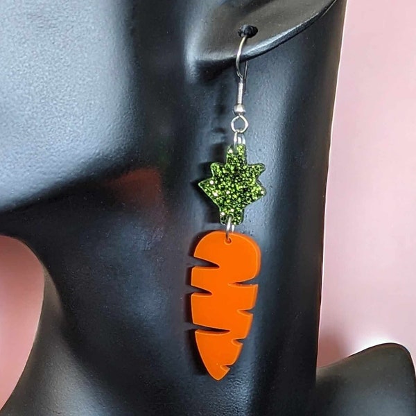 Boucles d'Oreilles Carottes Pétillantes