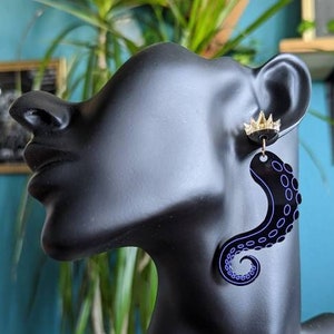 Ursula tentacle earring the little mermaid disney / earring Ursula tentacle octopus octopus squid disney little mermaid pin brooch