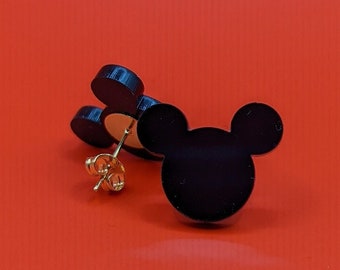 Puces clou boucles d'oreilles Disney Mickey classic fait main