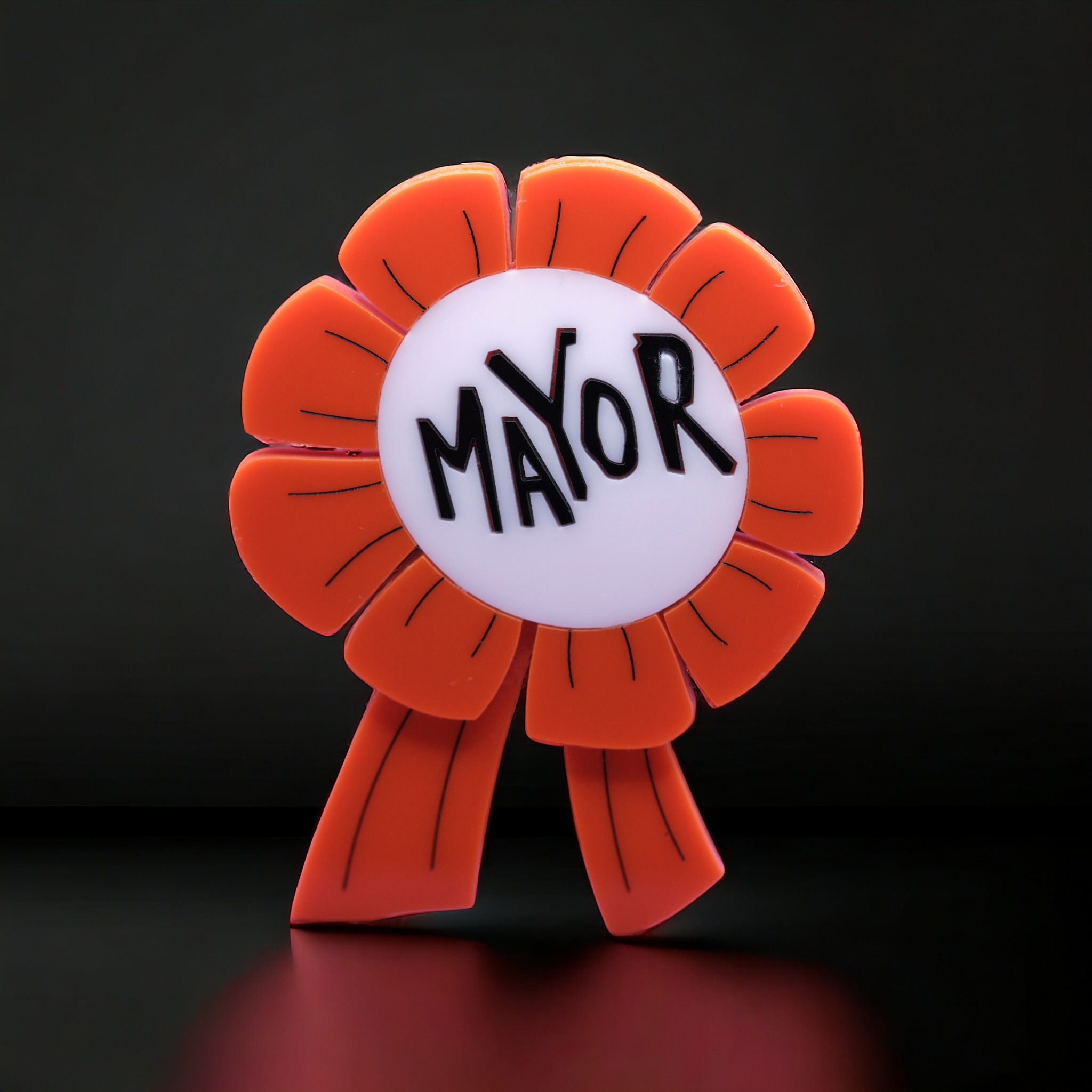 Halloween Town Mayor's Pin Badge Discover the Two Sides of the Nightmare  Before Christmas!