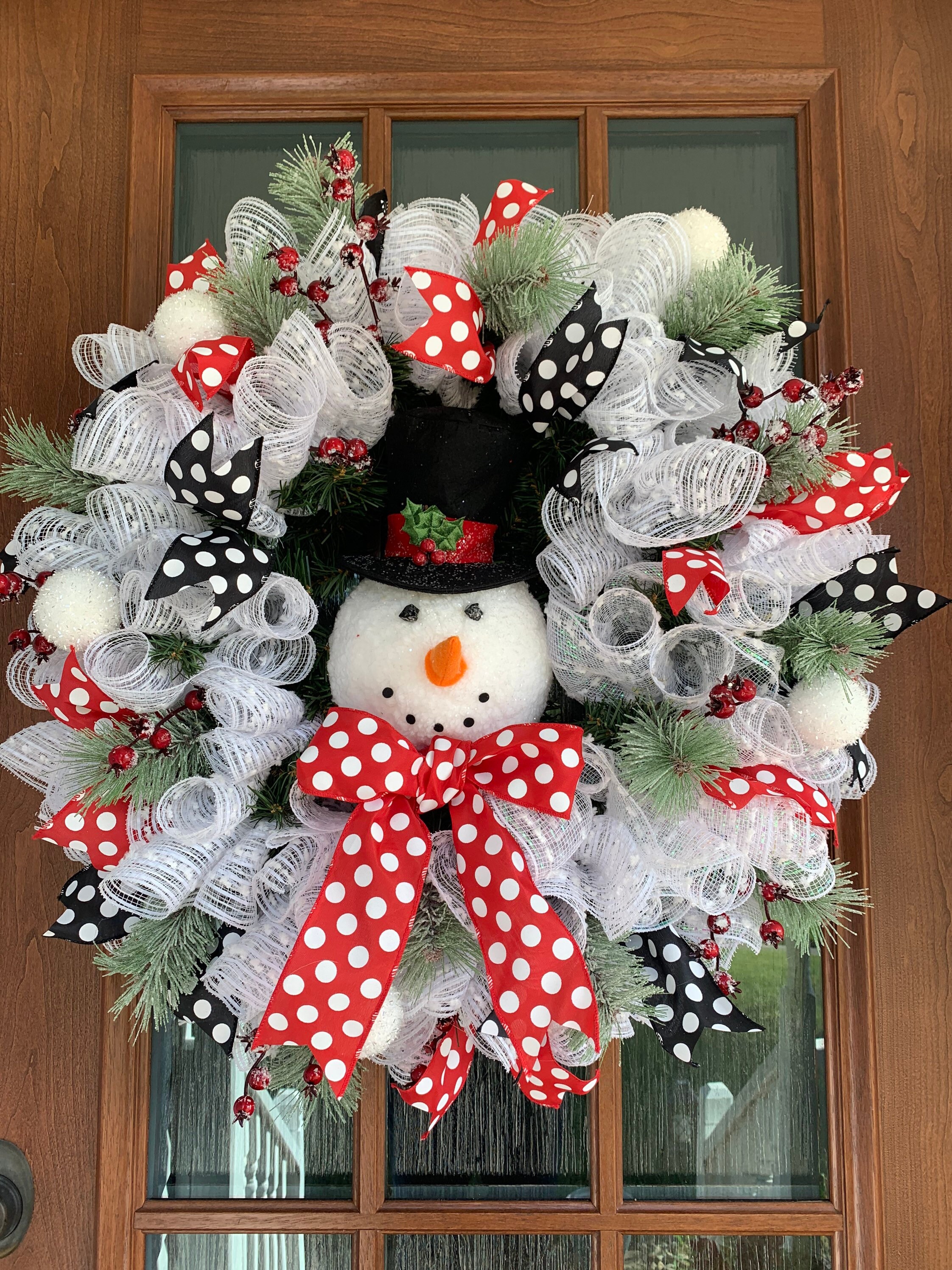 Decorating Ideas Poly Mesh Snowman