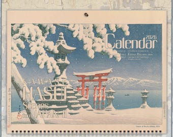 2026 Japanese Art Calendar : Kawase Hasui Woodblock Prints 0030206-NY