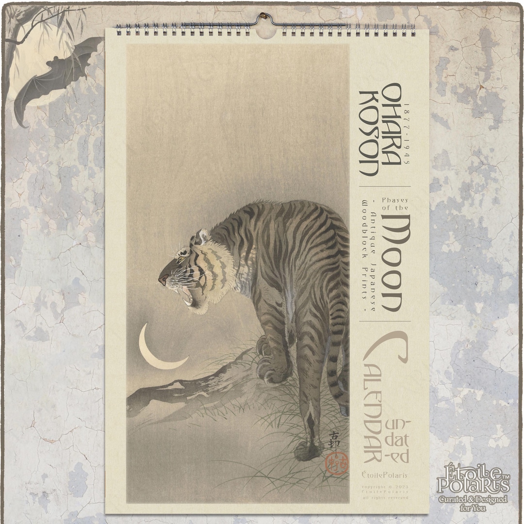 Japanese Art Perpetual Calendar for Birthday, Anniversary & Celebration ...