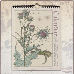 2026 Art Nouveau Botanical Calendar : Verneuil Flower Illustrations 0020101-NY