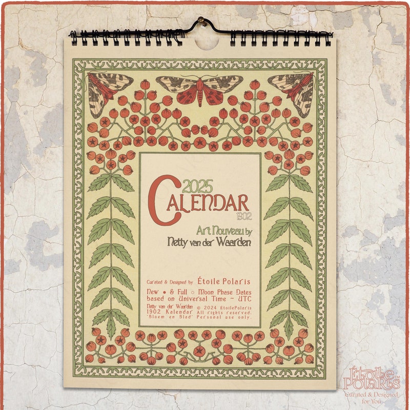 Folk Art Calendar 2024 Etsy UK